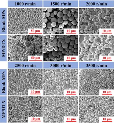 Shear Speed-Regulated Properties of Long-Acting Docetaxel Control Release Poly (Lactic-Co-Glycolic Acid) Microspheres